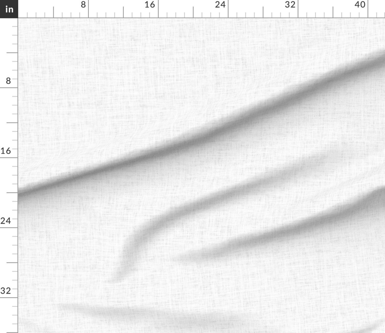 White Distressed Pale Gray Faux Woven Textured Look Minimal Custom Printed Fabric by Spoonflower Various Fabrics by the Yard or Fat Quarter